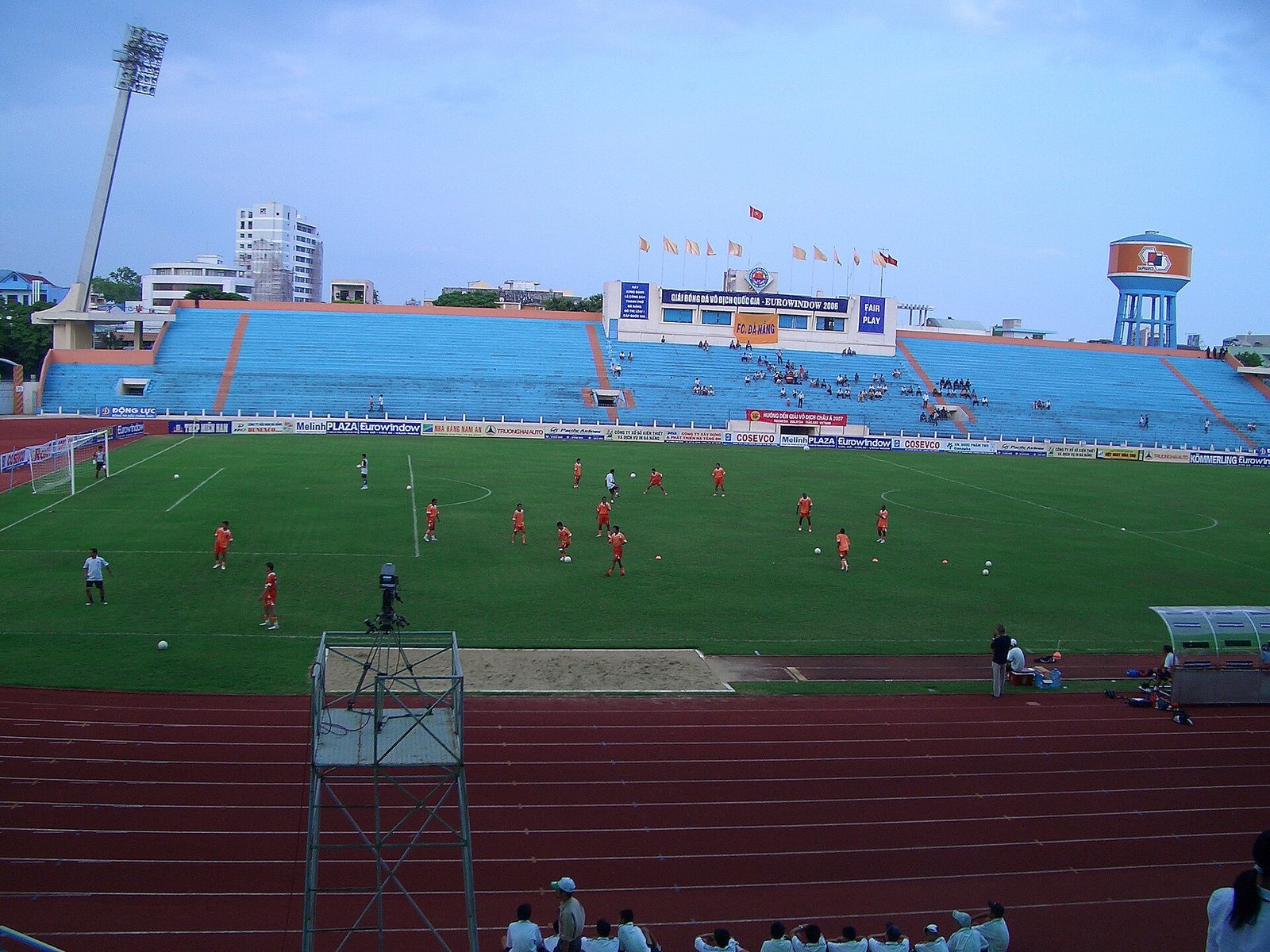 A photograph of Chi Lăng Stadium